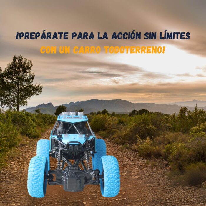 Carro Control Remoto Todoterreno Rock Crawling 4x4