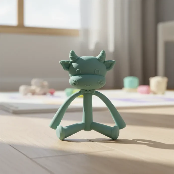 Rasca Encías Llama Dientes Mordedor Bebé Silicona Vaquita