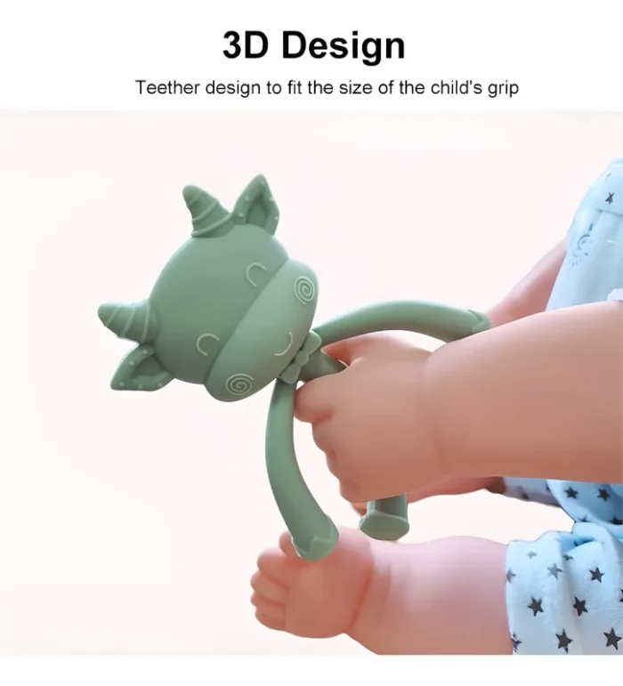 Rasca Encías Llama Dientes Mordedor Bebé Silicona Vaquita