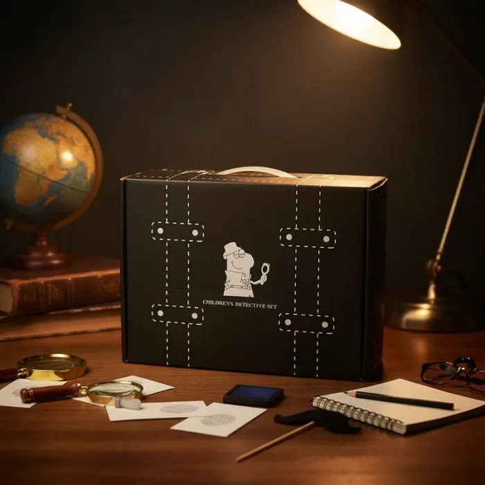 Juego De Rol Detective Privado Kit Completo Madera