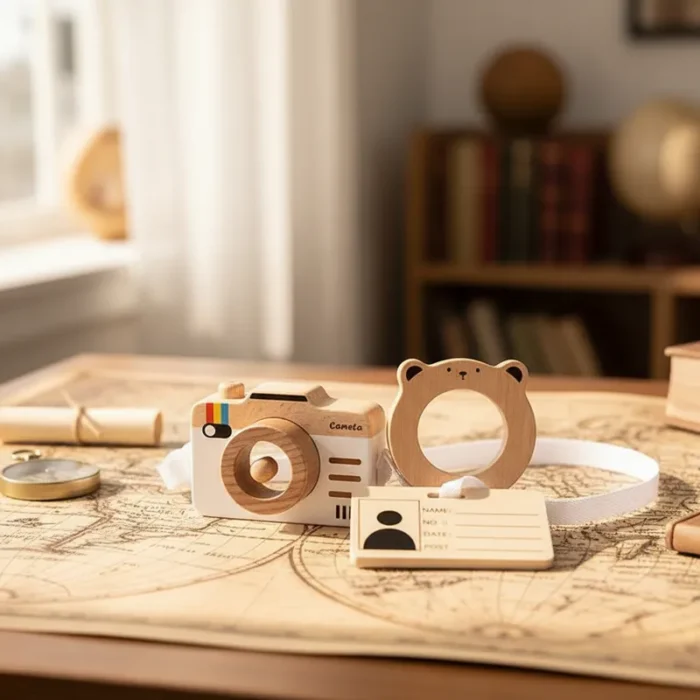 Juego De Rol Detective Privado Kit Completo Madera