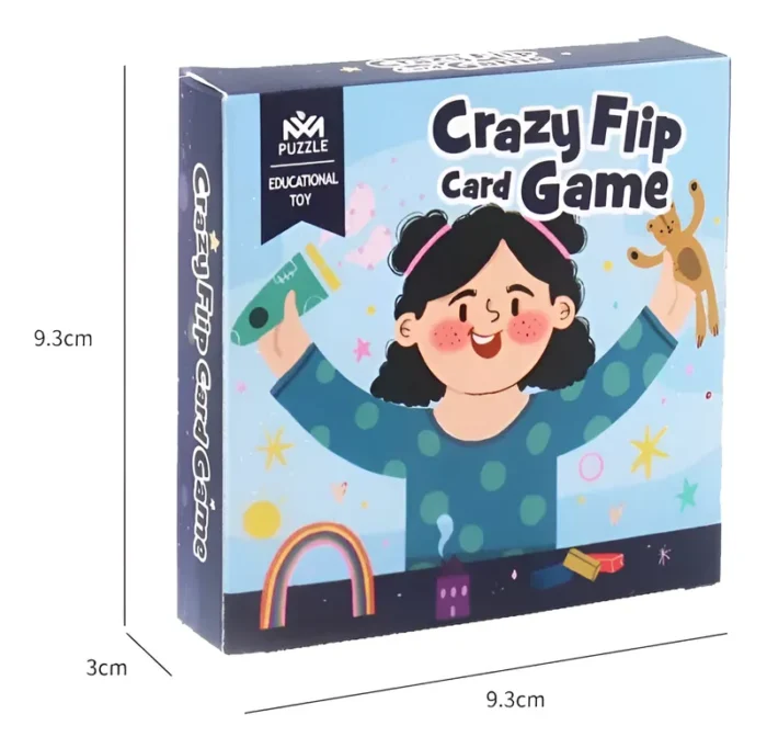 Cartas De Observación Y Memoria Crazzy Flip Card Educativo
