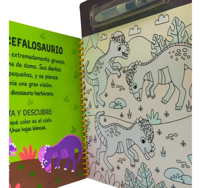 Dinosaurios Pinto Con Agua