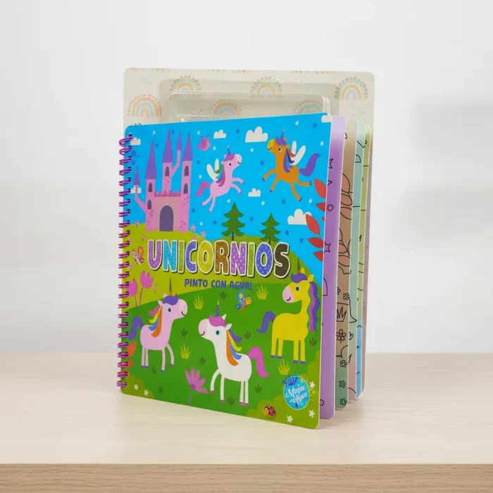 Unicornios Pinto Con Agua