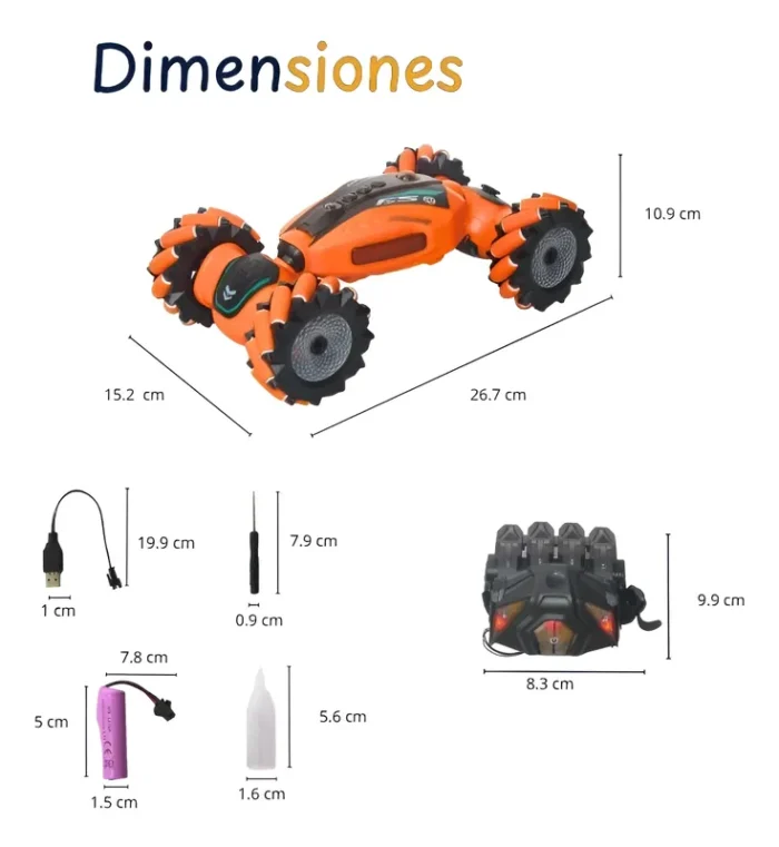 Acrobático tornado 360 Garra de oso
