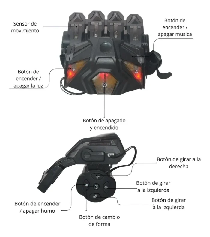 Acrobático tornado 360 Garra de oso