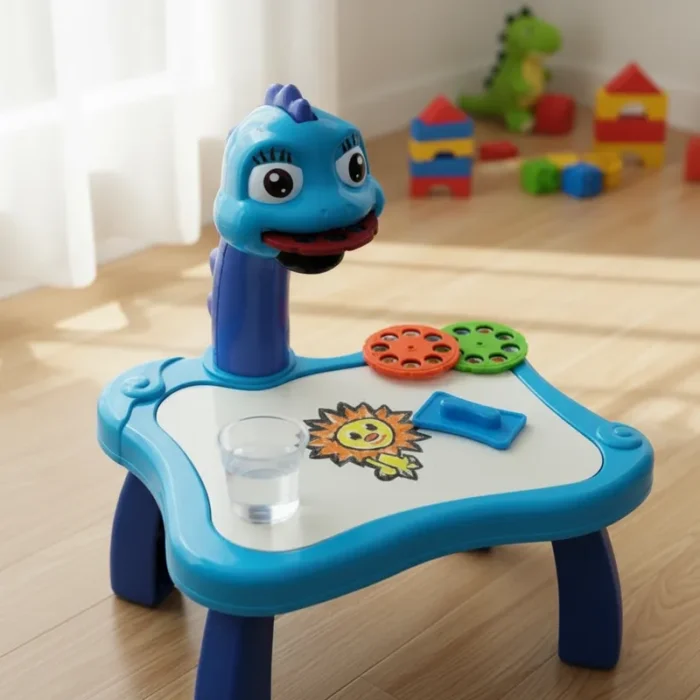 Mesa De Dibujo Para Niños Con Proyector De Imágenes