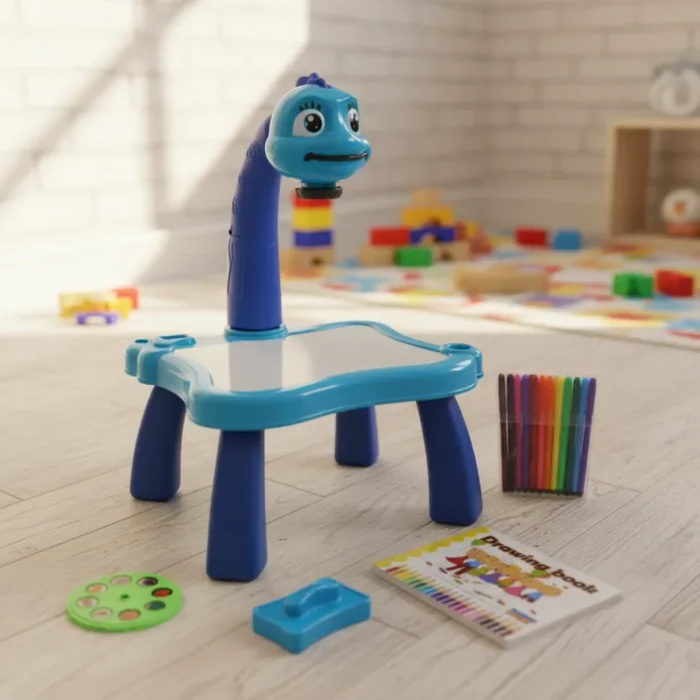 Mesa De Dibujo Para Niños Con Proyector De Imágenes